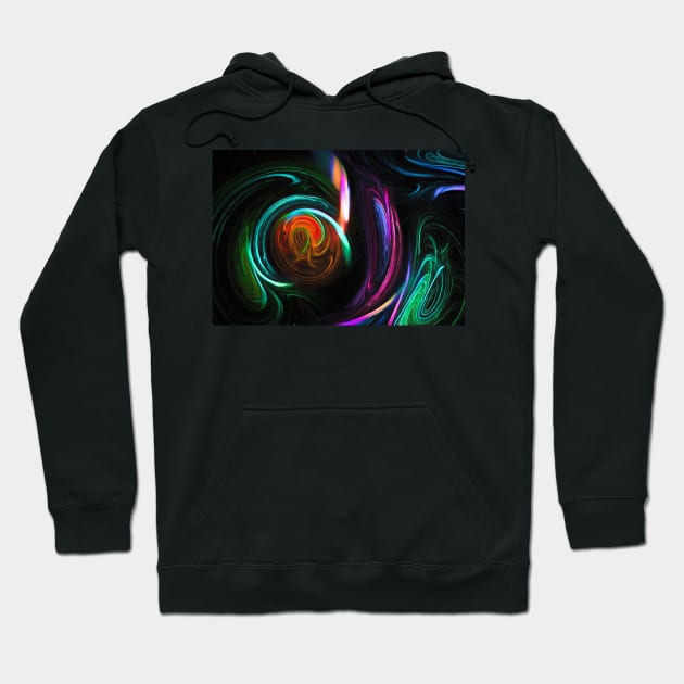 Fractal Swirl Hoodie by jasminaseidl